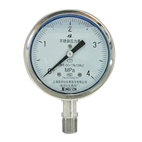 不銹鋼抗震壓力表